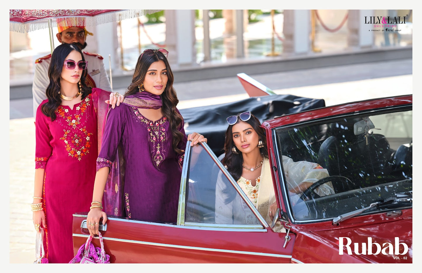 Rubab Vol 2 Lily Lali Viscose Silk Readymade Pant Style Suits Wholesaler India