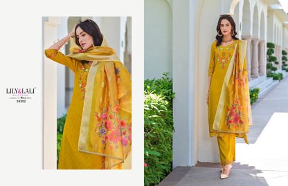 Rubab Vol 2 Lily Lali Viscose Silk Readymade Pant Style Suits Wholesaler India