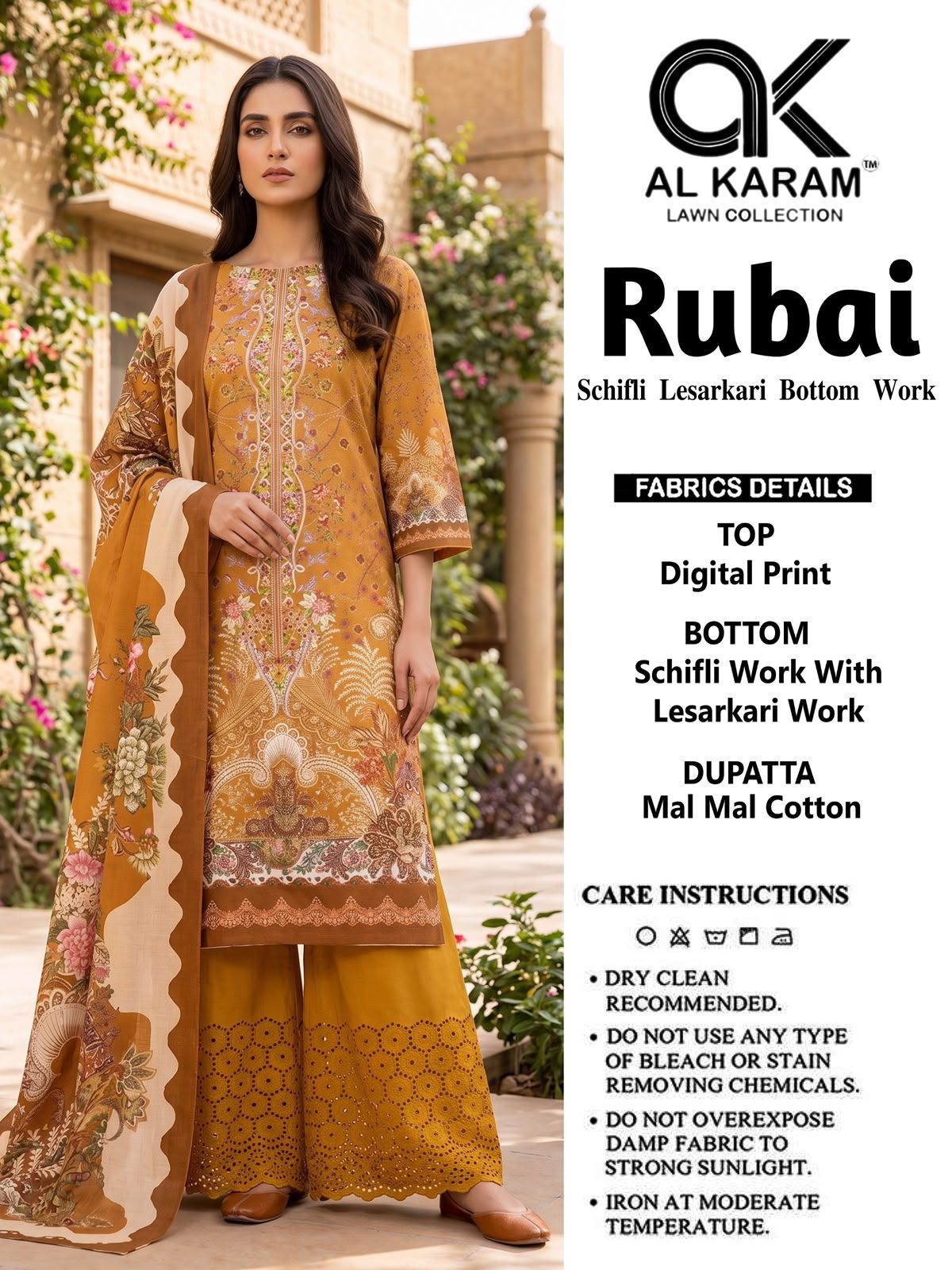 Rubai Al Karam Cotton Karachi Salwar Suits Wholesaler