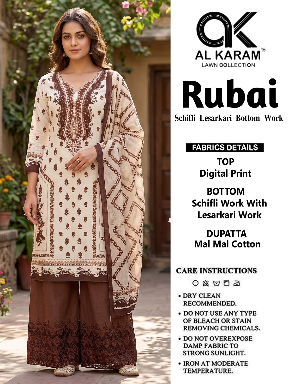 Rubai Al Karam Cotton Karachi Salwar Suits Wholesaler