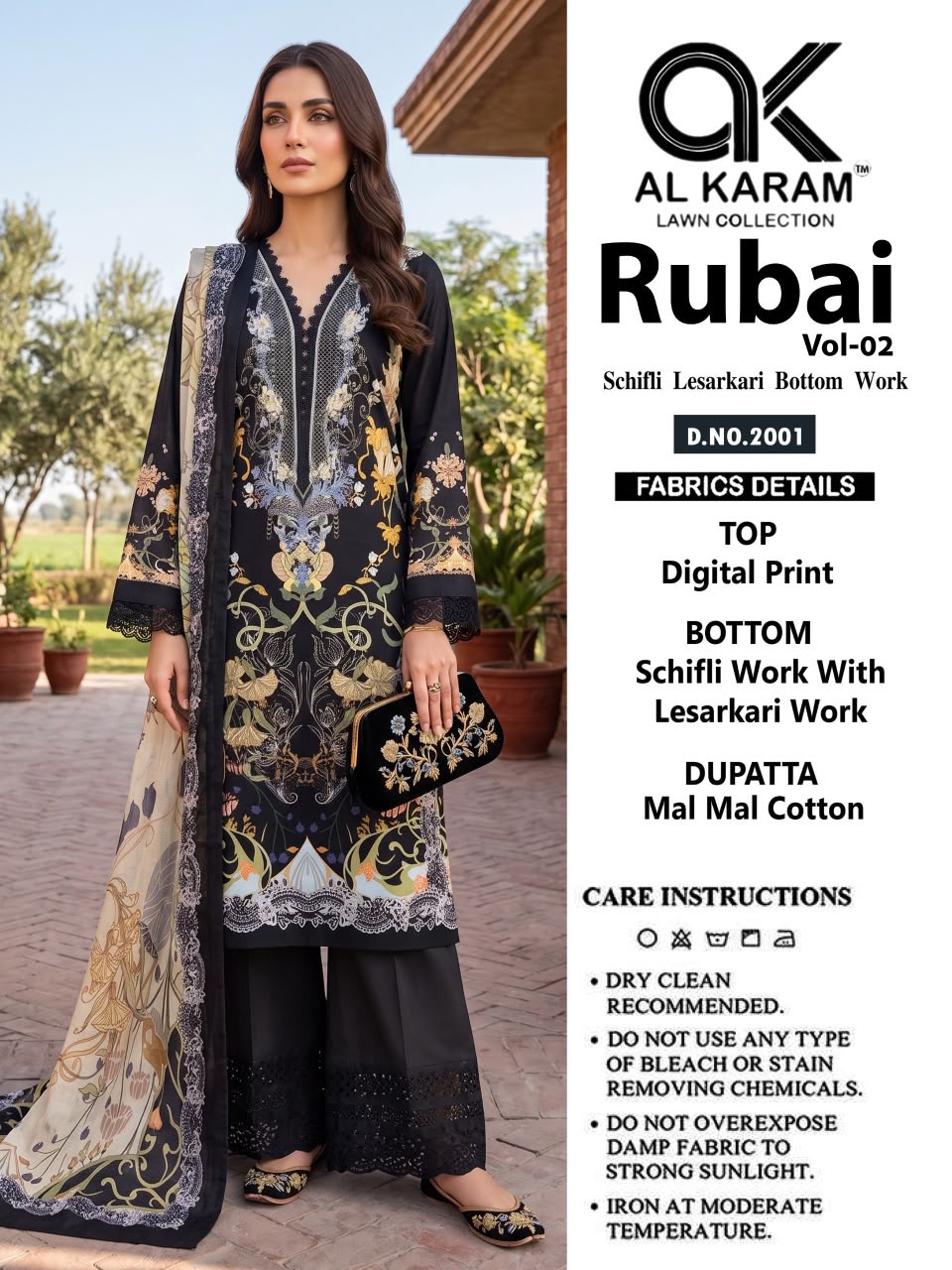 Rubai Vol 2 Al Karam Cotton Karachi Salwar Suits Wholesaler Ahmedabad