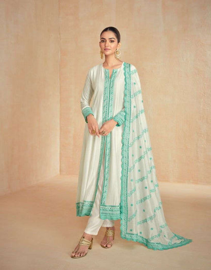 Rubal Aashirwad Creation Silk Readymade Suits Wholesaler Ahmedabad