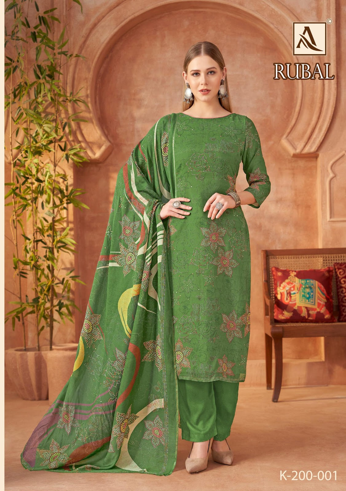 Rubal Alok Viscose Muslin Karachi Salwar Suits Wholesale Price