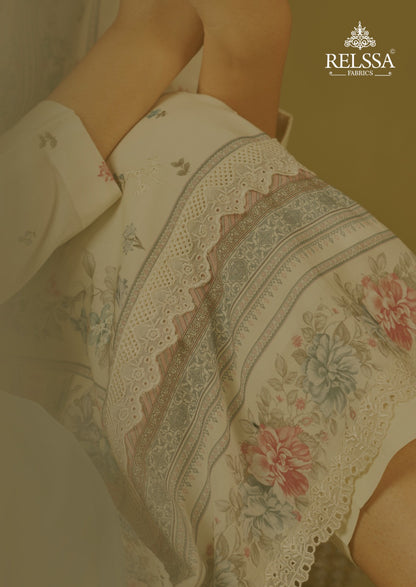Rubi 9 Relssa Fabrics Cotton Lawn Karachi Salwar Suits Exporter India