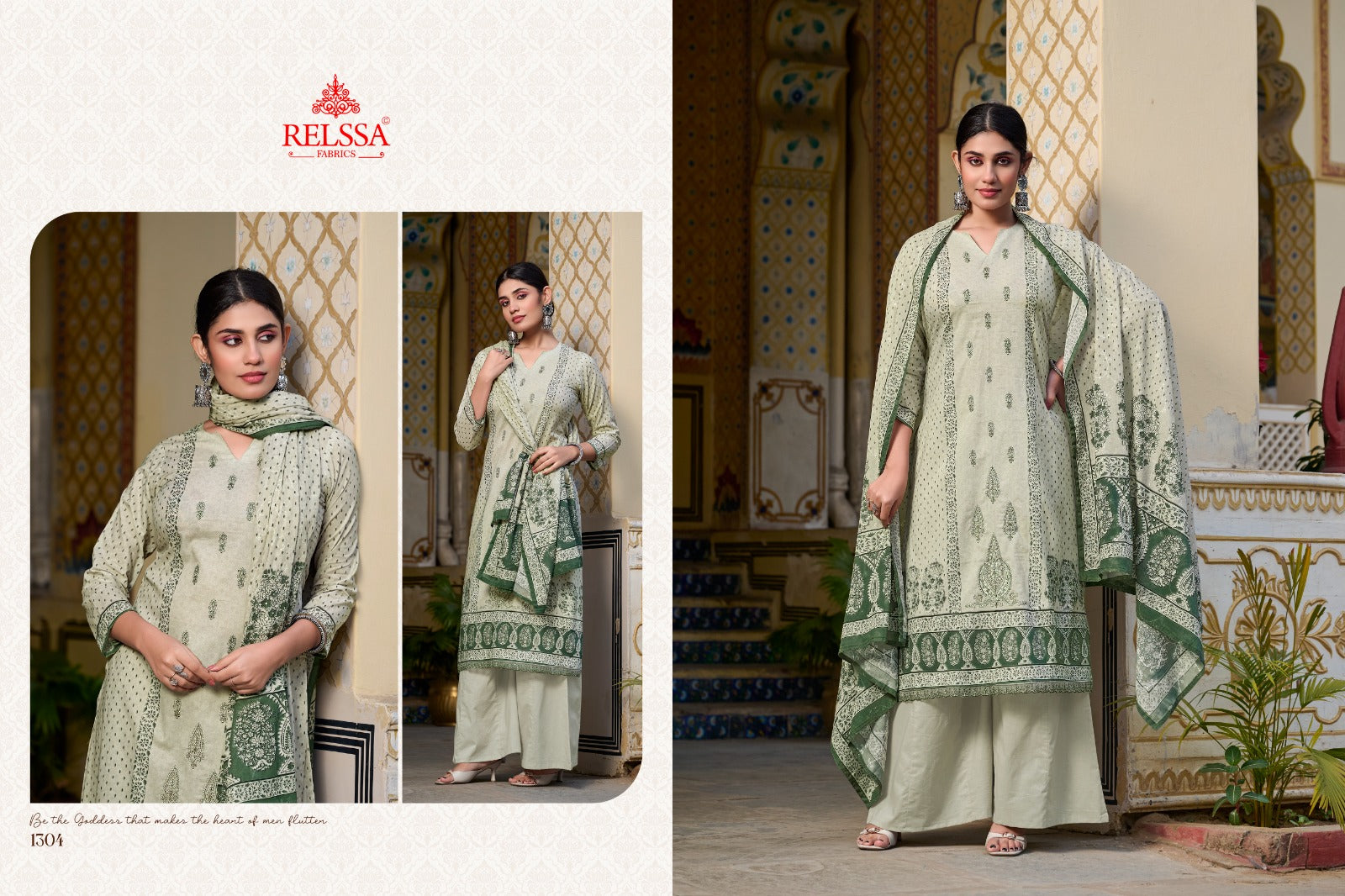 Rubi Vol 13 Relssa Fabrics Cotton Pant Style Suits Supplier Ahmedabad