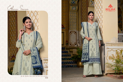 Rubi Vol 13 Relssa Fabrics Cotton Pant Style Suits Supplier Ahmedabad