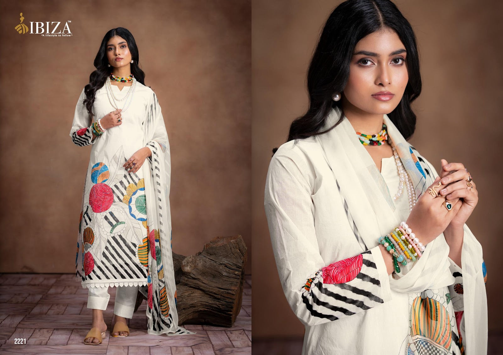 Rubina Ibiza Pure Organdy Pant Style Suits Manufacturer Gujarat