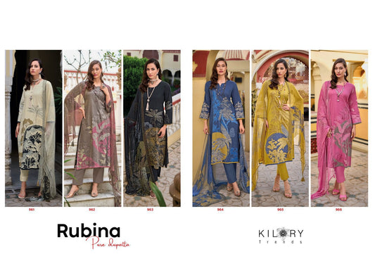 Rubina Kilory Lawn Cotton Pant Style Suits