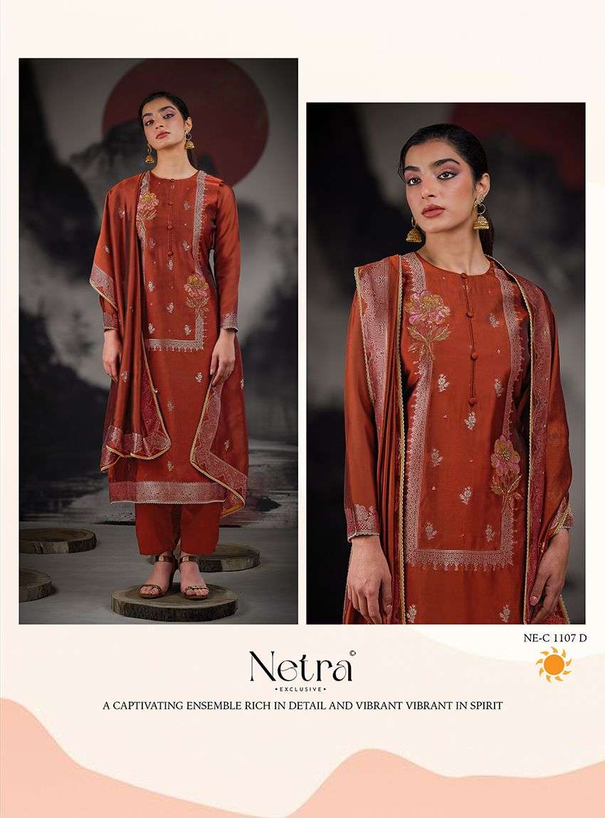 Rubina Netra Premium Viscose Pant Style Suits Exporter India