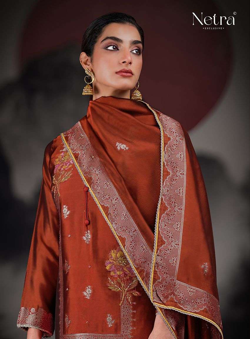 Rubina Netra Premium Viscose Pant Style Suits Exporter India