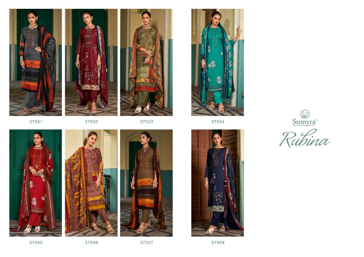 Rubina Radhika Fashion Pashmina Suits Manufacturer