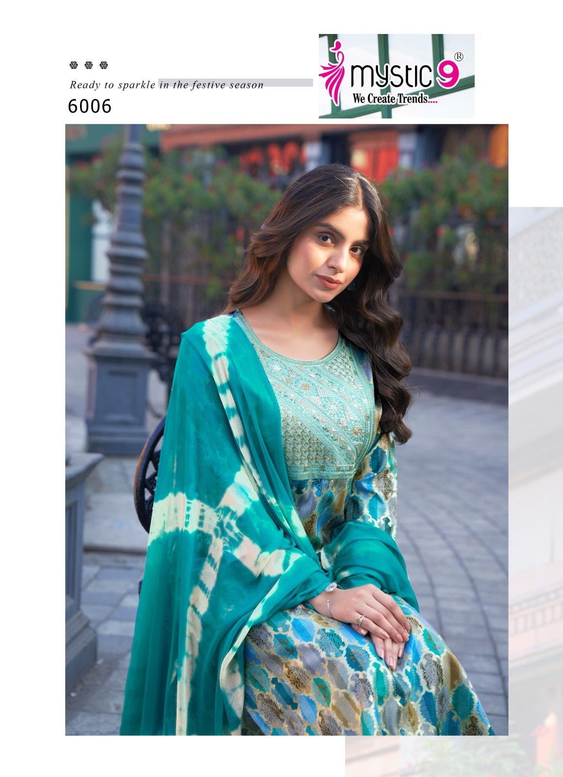 Rubina Vol 6 Mystic 9 Rayon Readymade Pant Style Suits Wholesaler Gujarat