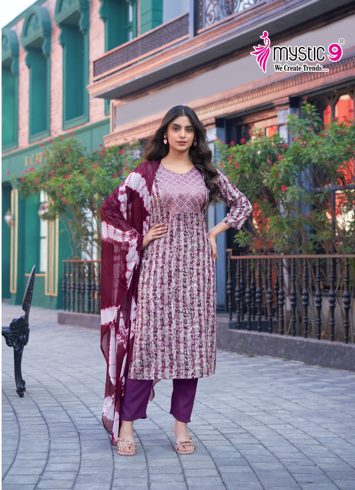Rubina Vol 6 Mystic 9 Rayon Readymade Pant Style Suits Wholesaler Gujarat