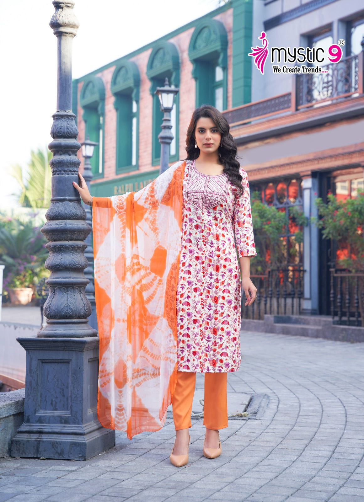 Rubina Vol 6 Mystic 9 Rayon Readymade Pant Style Suits Wholesaler Gujarat