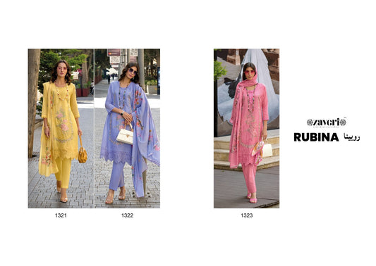 Rubina Zaveri Readymade Pant Style Suits Wholesale