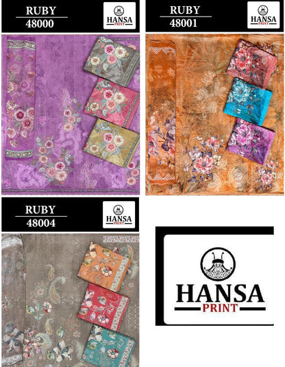 Ruby Hansa Prints Salwar Suits Exporter Gujarat