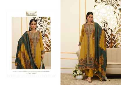 Ruby Kesar Pashmina Suits Supplier