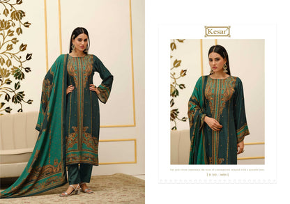 Ruby Kesar Pashmina Suits Supplier