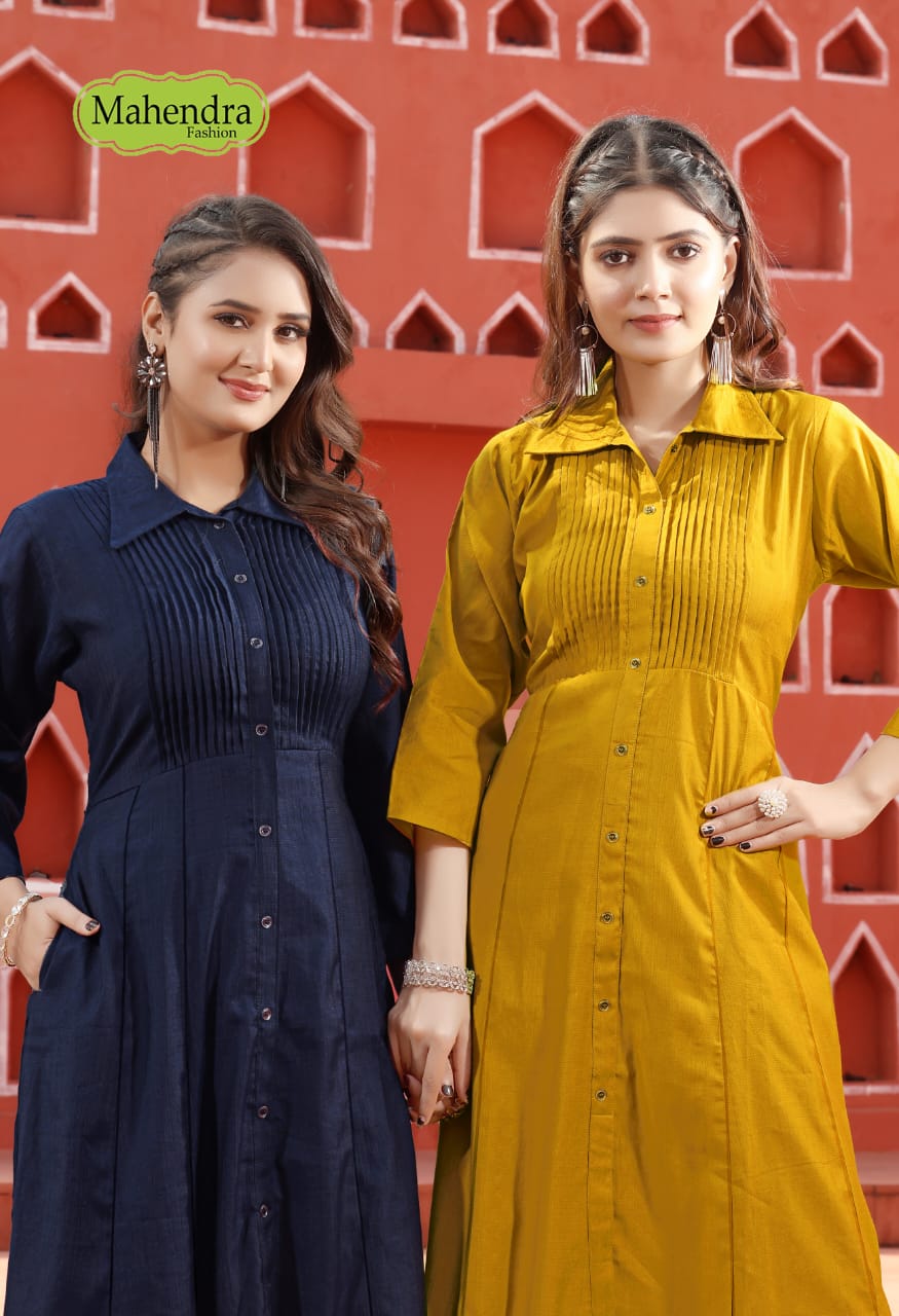 Ruby Vol 1 Mahendra Fashion Vatican Kurti Pant Set Wholesaler Ahmedabad