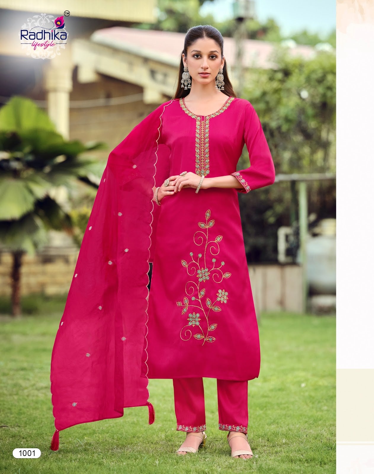 Ruby Vol 1 Radhika Lifestyle Roman Readymade Pant Style Suits Wholesaler