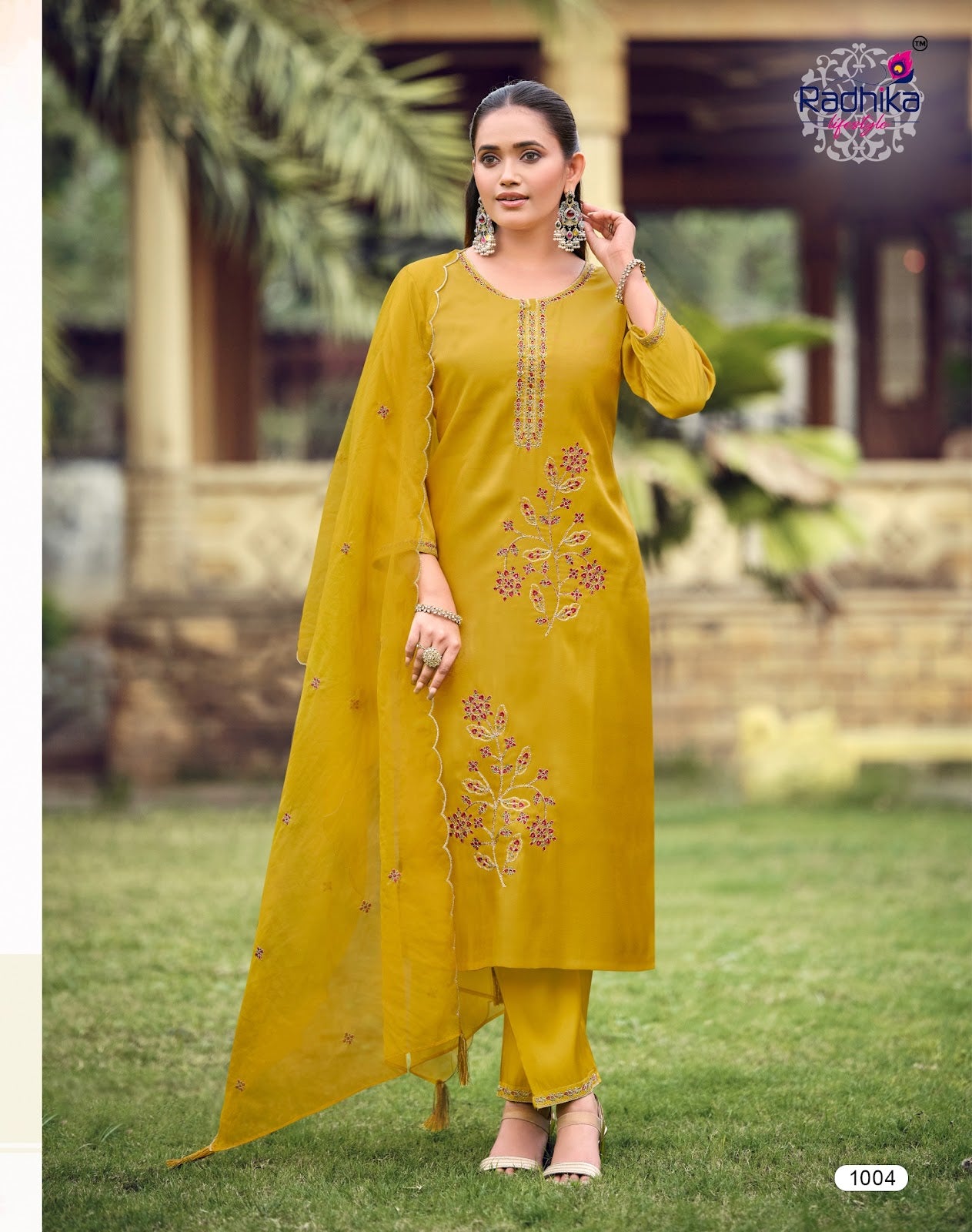 Ruby Vol 1 Radhika Lifestyle Roman Readymade Pant Style Suits Wholesaler
