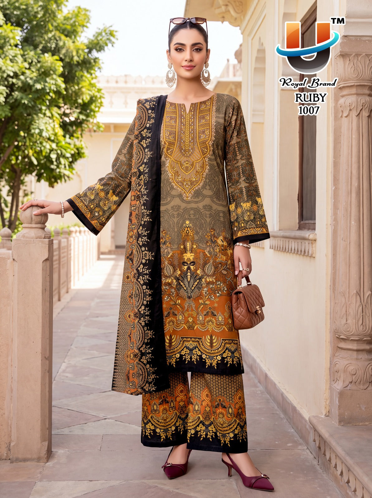 Ruby Vol 1 Royal Brand Cotton Karachi Salwar Suits Wholesale Rate