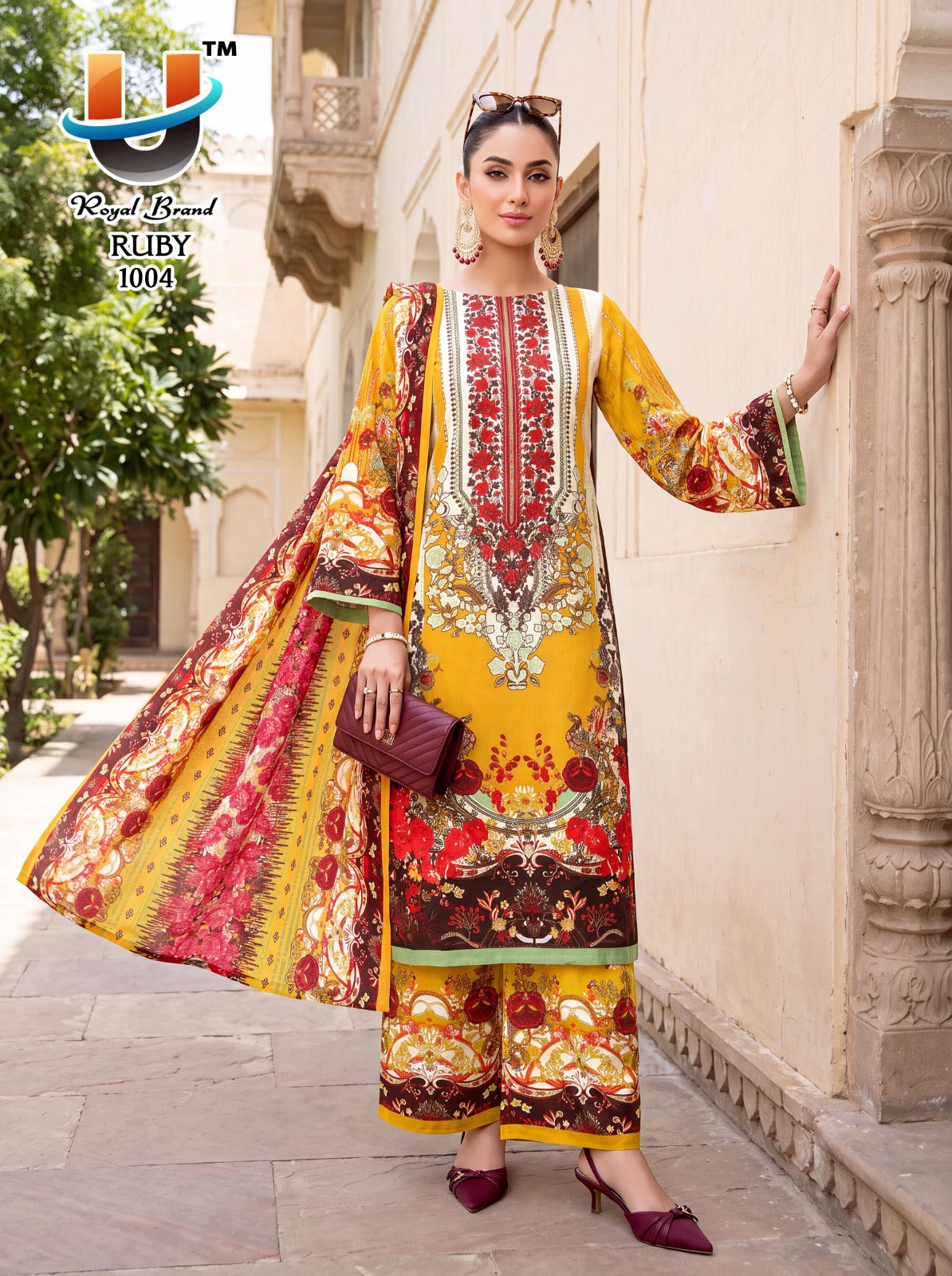 Ruby Vol 1 Royal Brand Cotton Karachi Salwar Suits Wholesale Rate