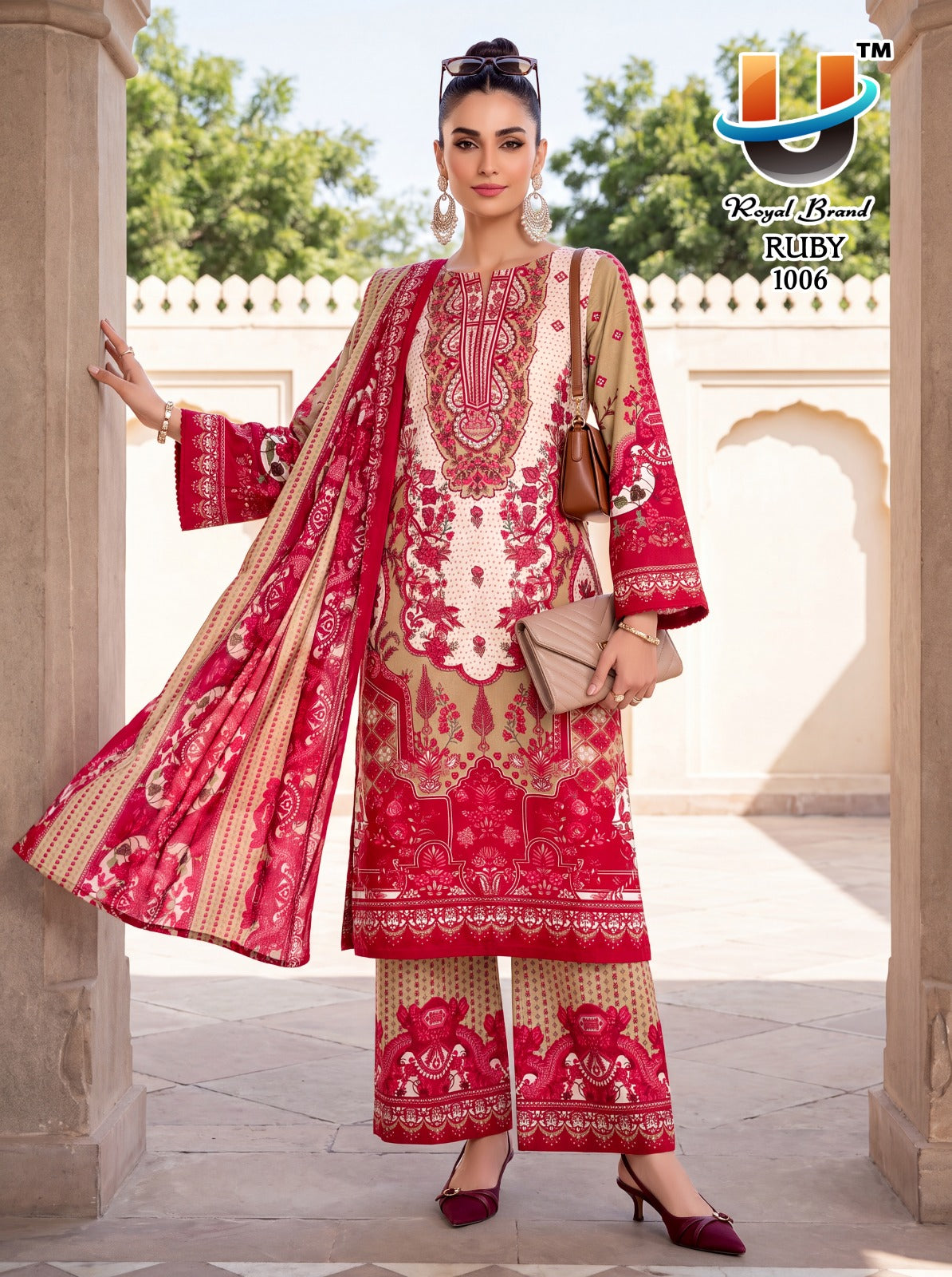 Ruby Vol 1 Royal Brand Cotton Karachi Salwar Suits Wholesale Rate
