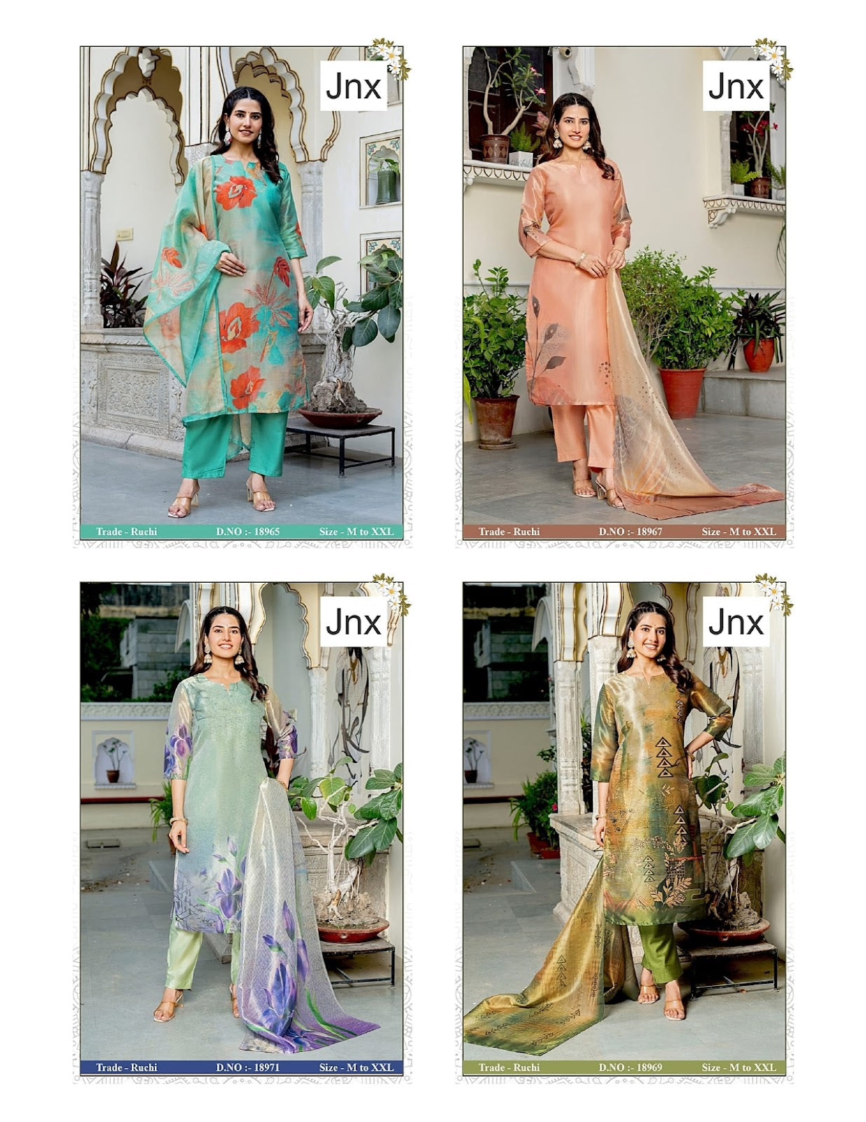 Ruchi Jnx Readymade Pant Style Suits Manufacturer Ahmedabad