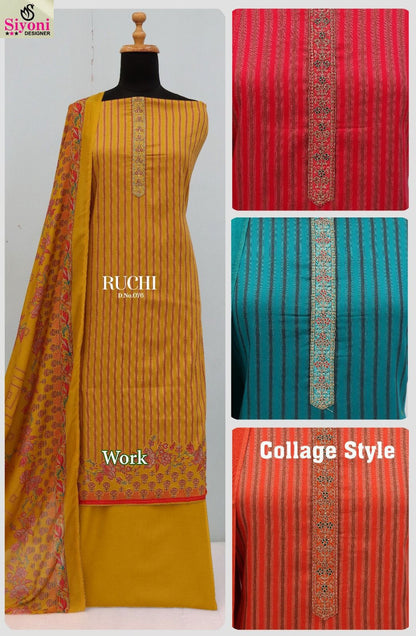 Ruchi Siyoni Jam Satin Salwar Suits Manufacturer India