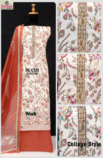 Ruchi Siyoni Jam Satin Salwar Suits Manufacturer India