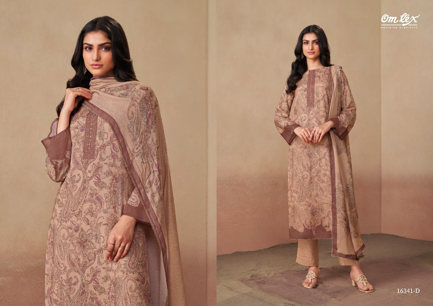 Rudrani Omtex Muslin Pant Style Suits Manufacturer