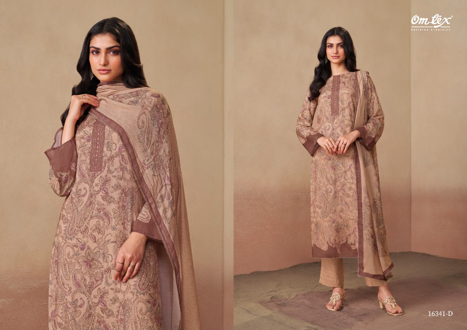 Rudrani Omtex Muslin Pant Style Suits Manufacturer