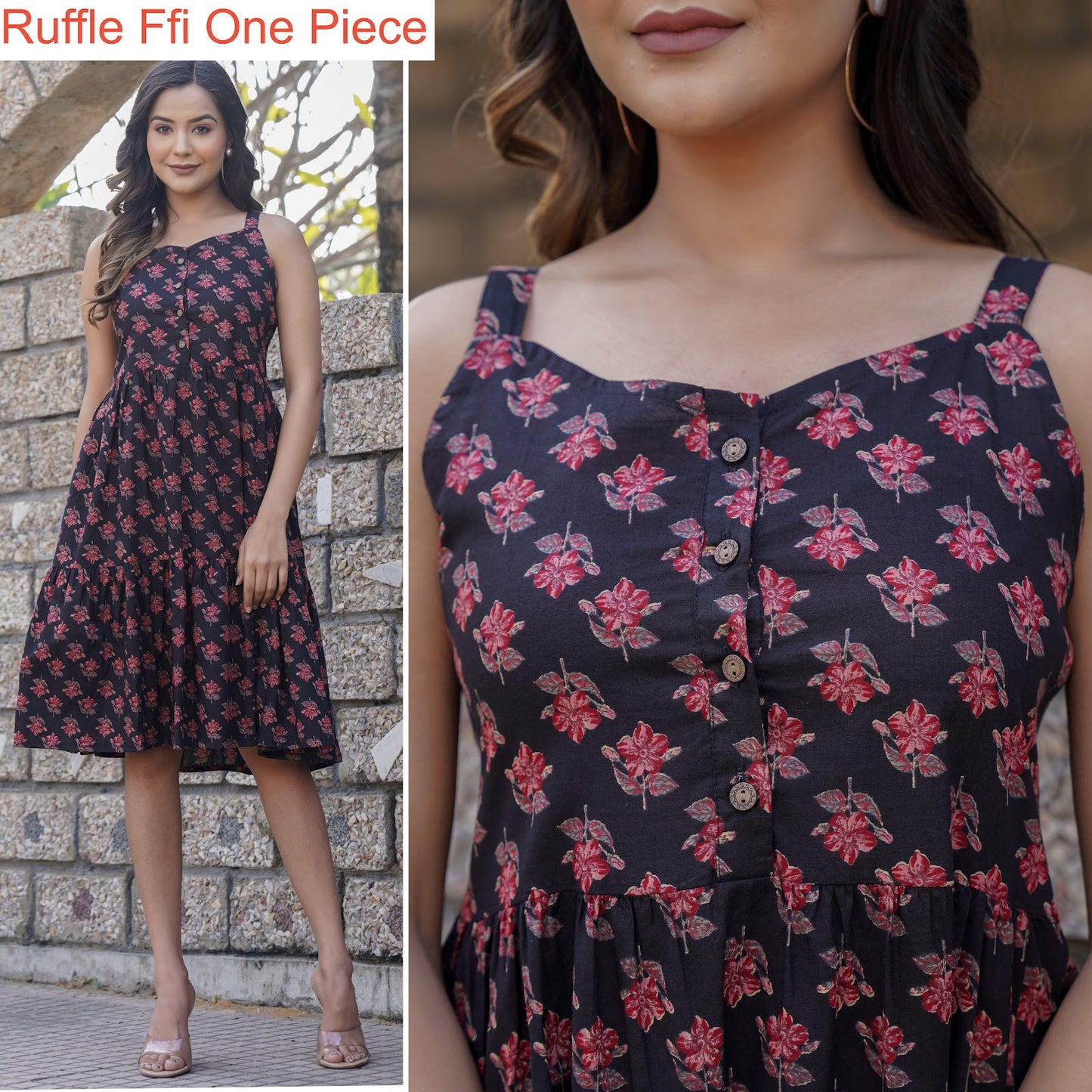 Ruffle Ffi Cotton One Piece Wholesaler