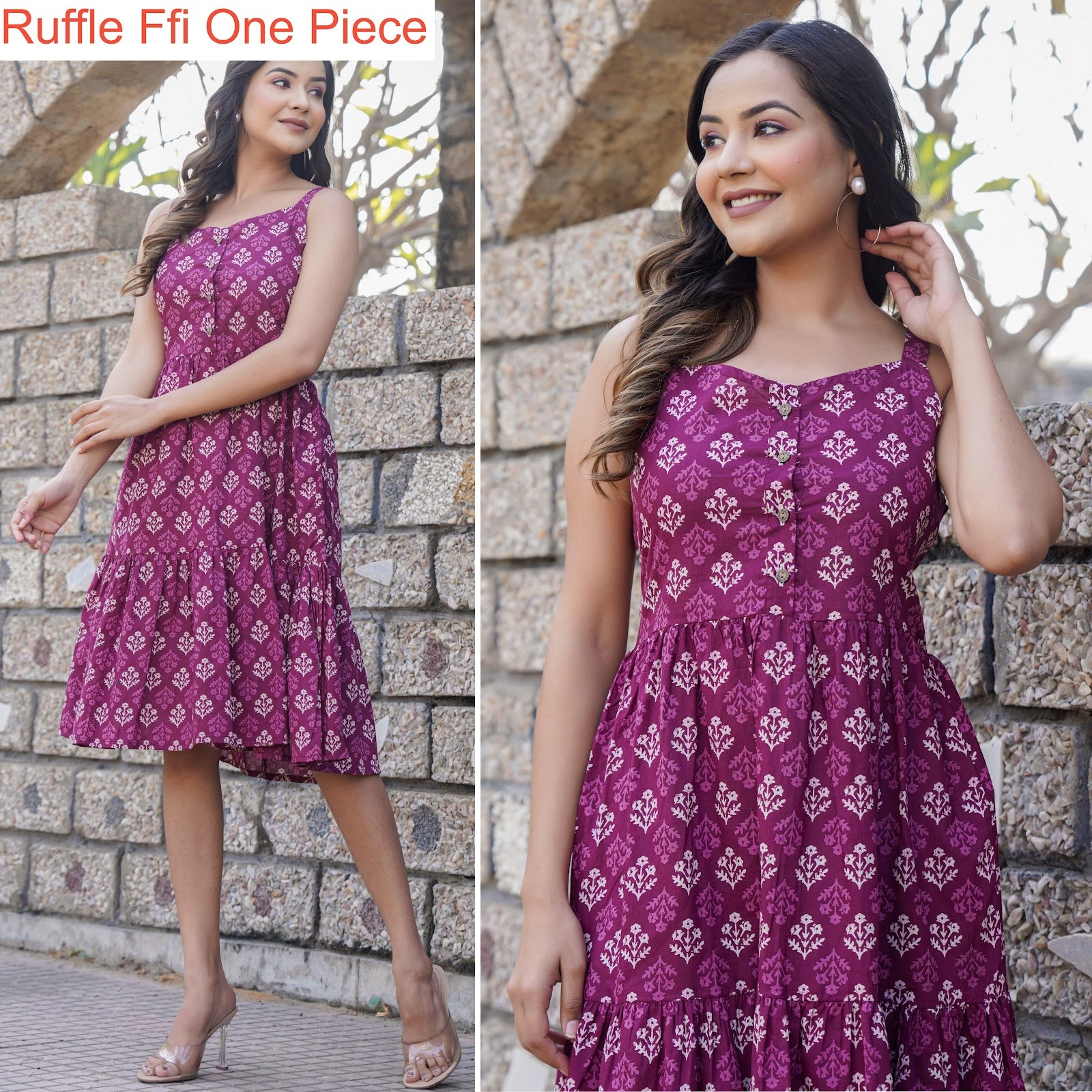 Ruffle Ffi Cotton One Piece Wholesaler