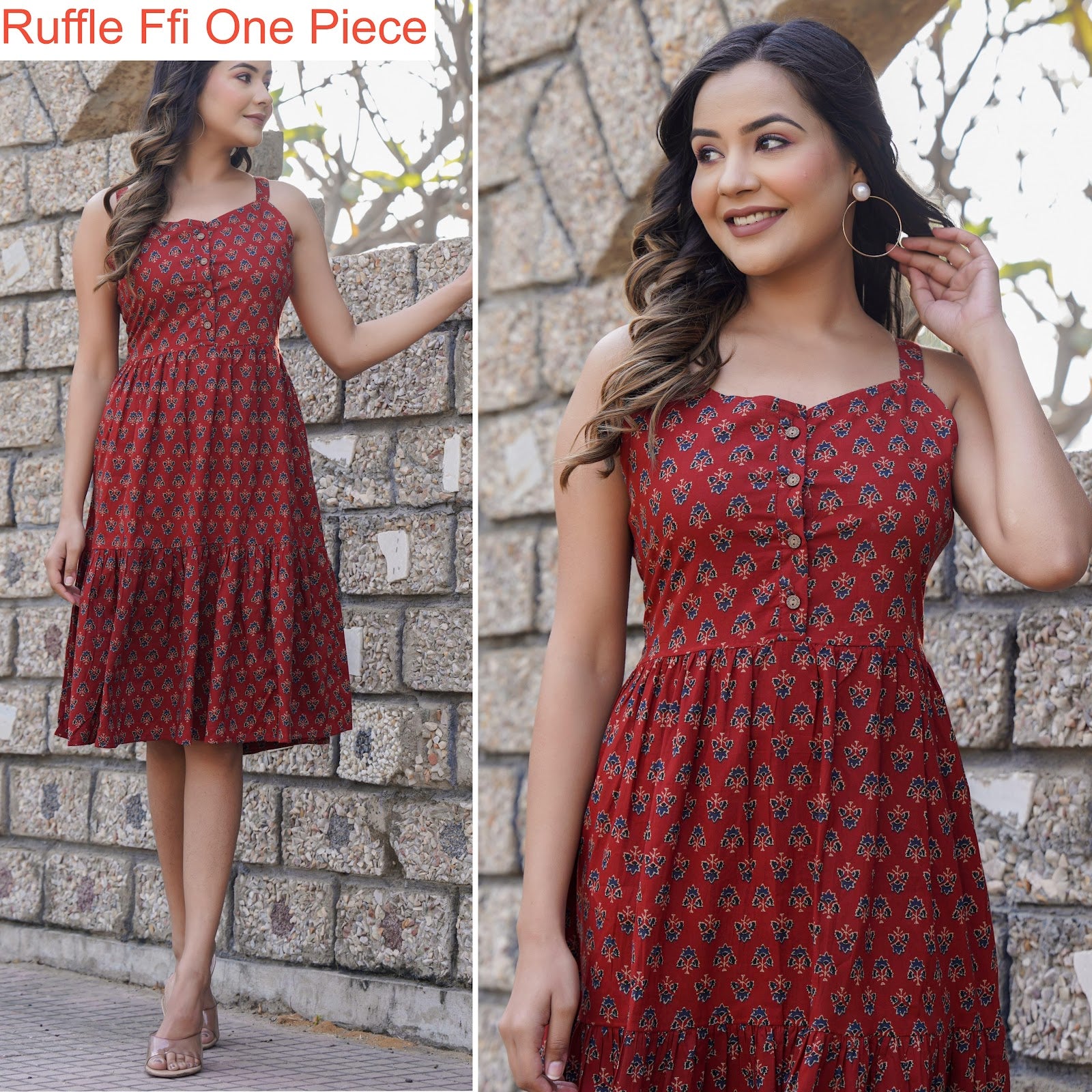 Ruffle Ffi Cotton One Piece Wholesaler