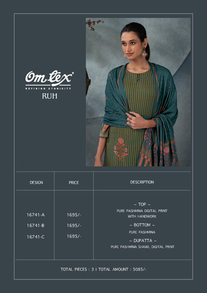Ruh Omtex Pashmina Suits Wholesale Rate