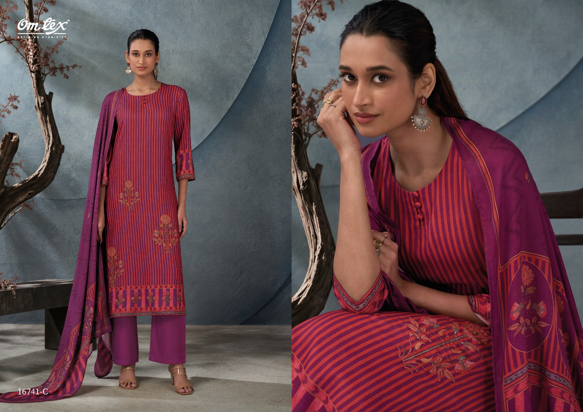 Ruh Omtex Pashmina Suits Wholesale Rate