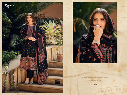 Ruh Reyna Twill Pashmina Suits Wholesaler Gujarat