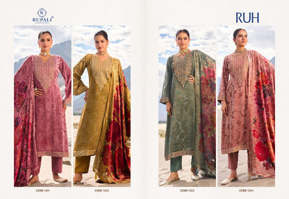Ruh Rupali Viscose Velvet Suits Manufacturer India