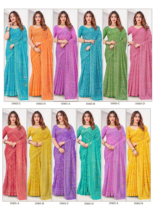 Ruhaani Vol 2 Ruchi Soft Linen Sarees Wholesale Price