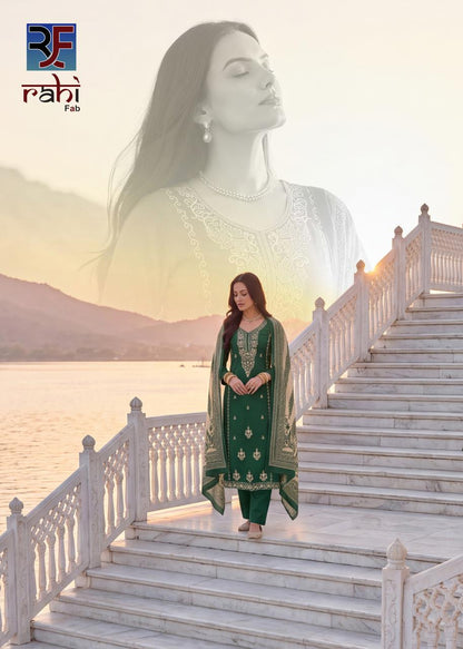 Ruhani Gul Vol 1 Rahi Fab Cotton Pant Style Suits Manufacturer Gujarat
