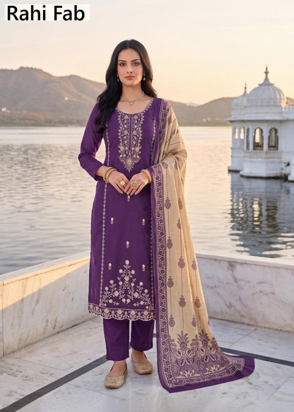 Ruhani Gul Vol 1 Rahi Fab Cotton Pant Style Suits Manufacturer Gujarat