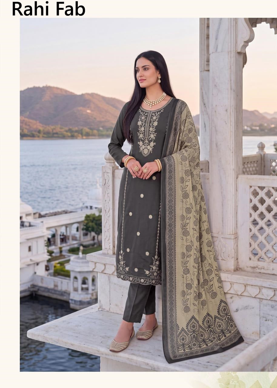 Ruhani Gul Vol 1 Rahi Fab Cotton Pant Style Suits Manufacturer Gujarat