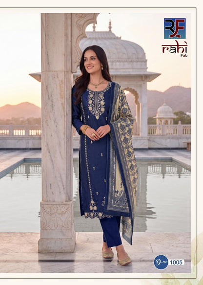Ruhani Gul Vol 1 Rahi Fab Cotton Pant Style Suits Manufacturer Gujarat