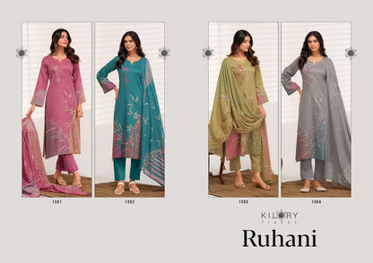 Ruhani Kilory Jam Cotton Pant Style Suits Exporter India