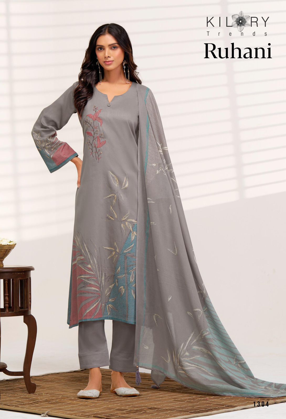 Ruhani Kilory Jam Cotton Pant Style Suits Exporter India