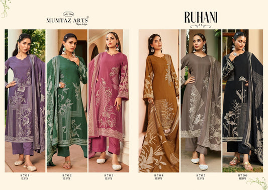 Ruhani Mumtaz Arts Pure Viscose Pashmina Suits Manufacturer Gujarat