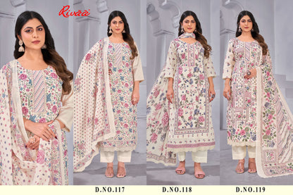 Ruhani Rivaa Cotton Pant Style Suits Supplier