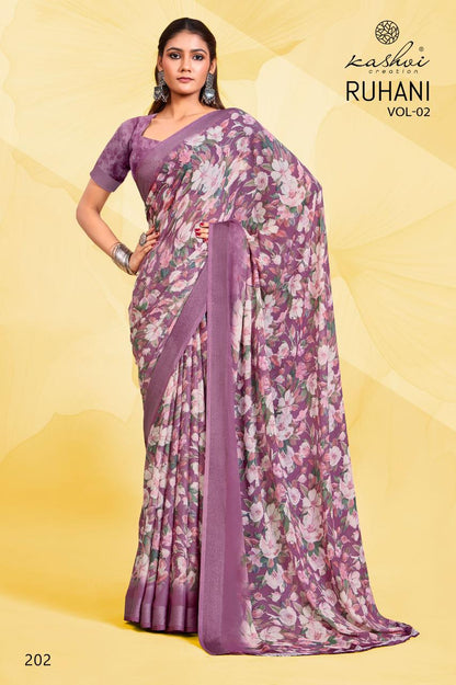 Ruhani Vol 2 Kashvi Creation Dull Moss Sarees Supplier